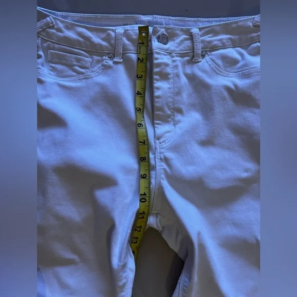 Sound/Style Los Angeles Jeans Womens Slim Straight Leg White Skinny White 12 - Picture 9 of 14